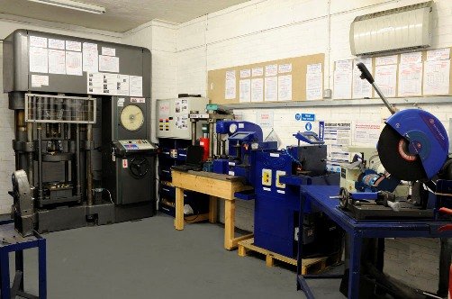 Andrews Fasteners In-House Testing Facility - Test Room