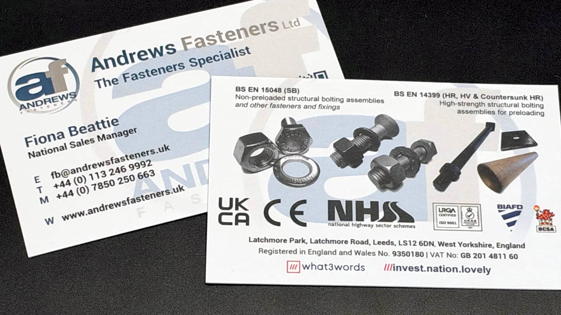 Fiona Beattie Appointed as National Sales Manager at Andrews Fasteners